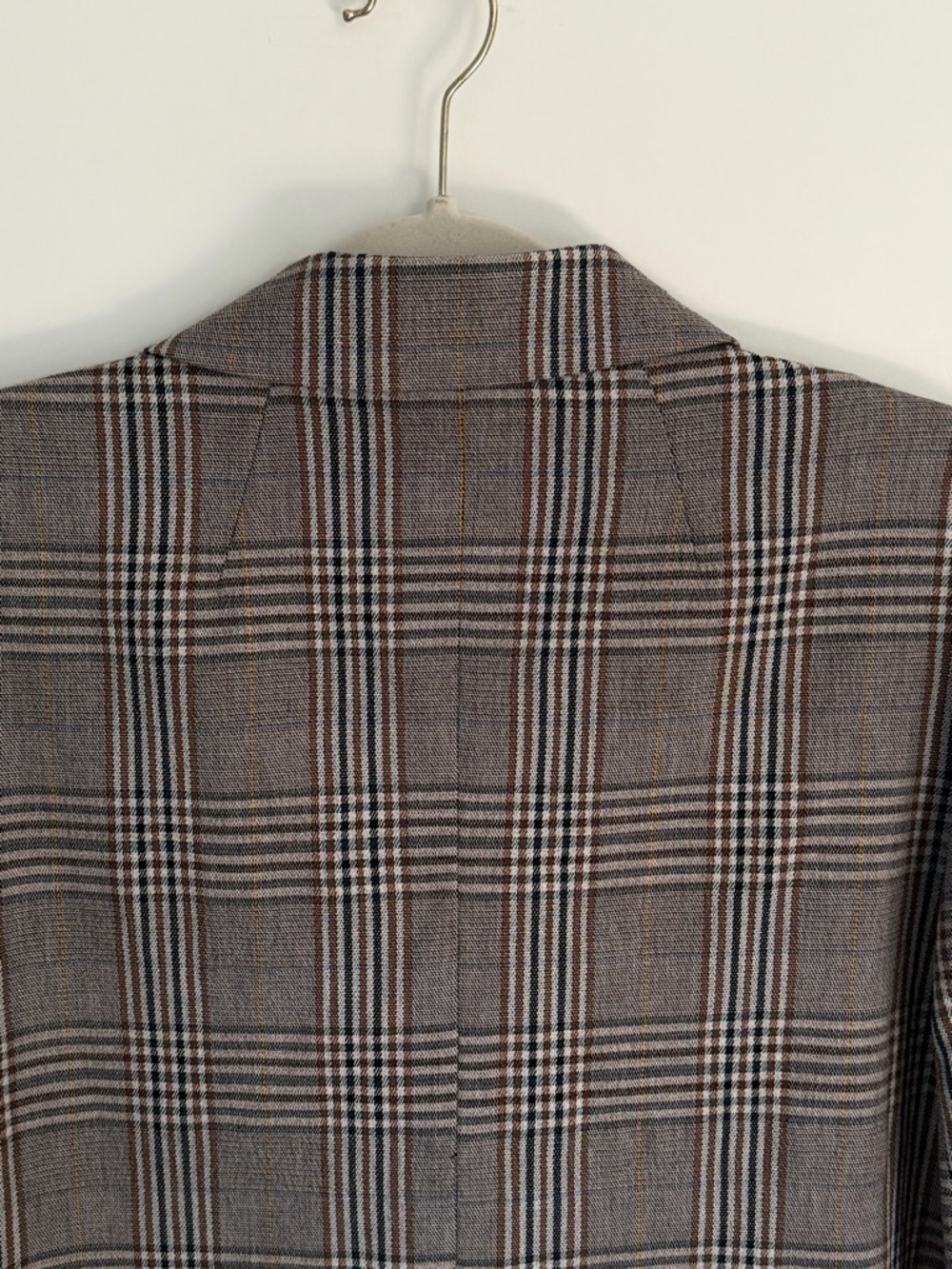 Madewell Menswear Plaid Caldwell Double-Breasted Blazer Size Medium 54572 - Picture 9 of 16